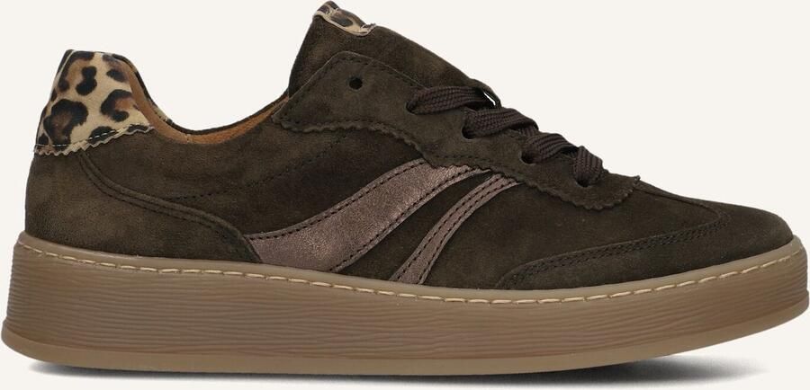 GABOR Lage Sneakers Dames 475.1 Maat: 40 5 Materiaal: Suède Kleur: Bruin