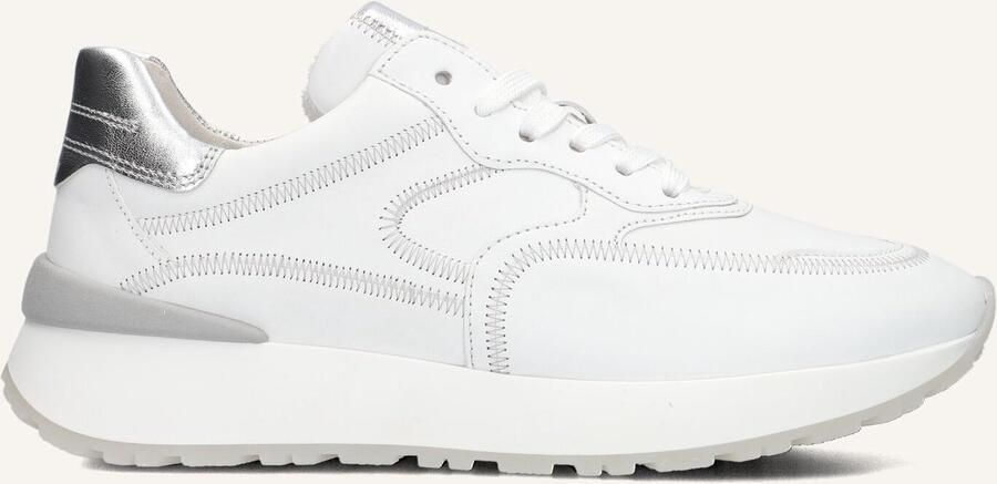 GABOR Lage Sneakers Dames 491 Maat: 37 5 Materiaal: Leer Kleur: Wit