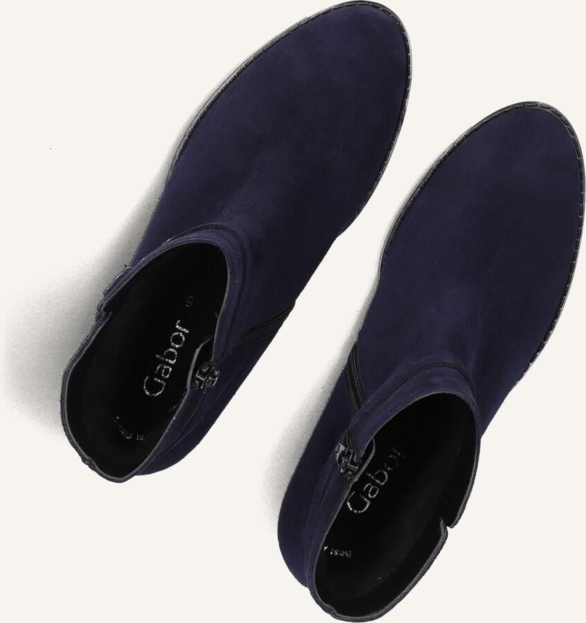 GABOR Enkellaarsjes Dames 511 Maat: 40 5 Materiaal: Suède Kleur: Blauw - Foto 2