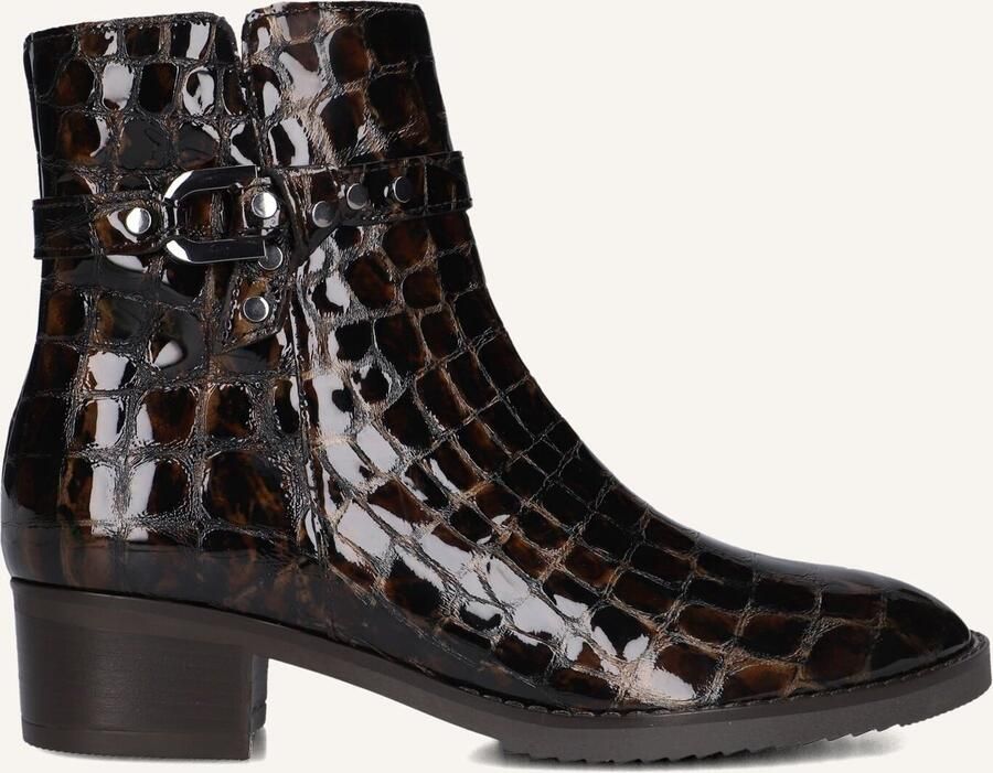 GABOR Enkellaarsjes Dames 511 Maat: 40 Materiaal: Lakleer Kleur: Bruin - Foto 2