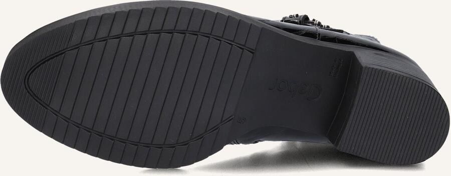 Gabor 511 Enkellaarsjes Enkelboots met rits Dames Zwart