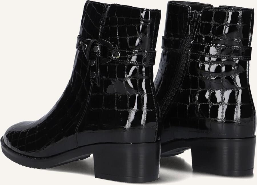 GABOR Enkellaarsjes Dames 511 Maat: 40 5 Materiaal: Lakleer Kleur: Zwart - Foto 2