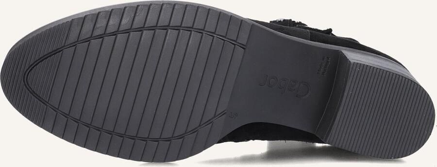 GABOR Enkellaarsjes Dames 511 Maat: 40 Materiaal: Suède Kleur: Zwart - Foto 2