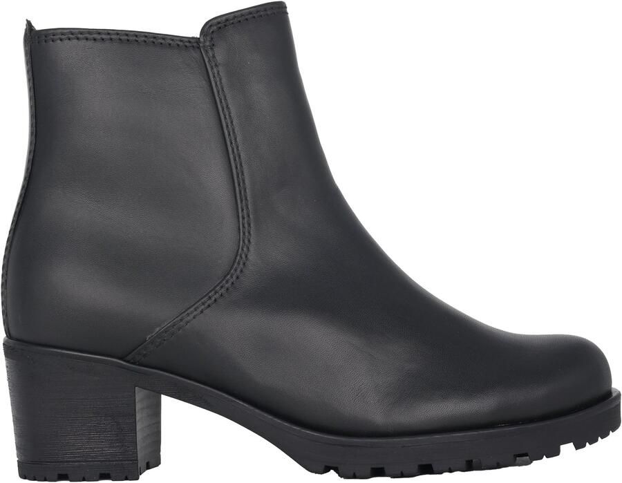 Gabor Zwarte enkellaars voor dames Premium leer Black