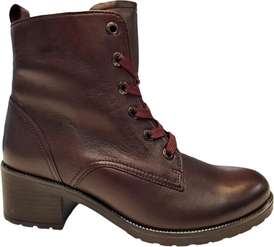 Gabor 52.816.69 Dames Veterboots Wijn Rood