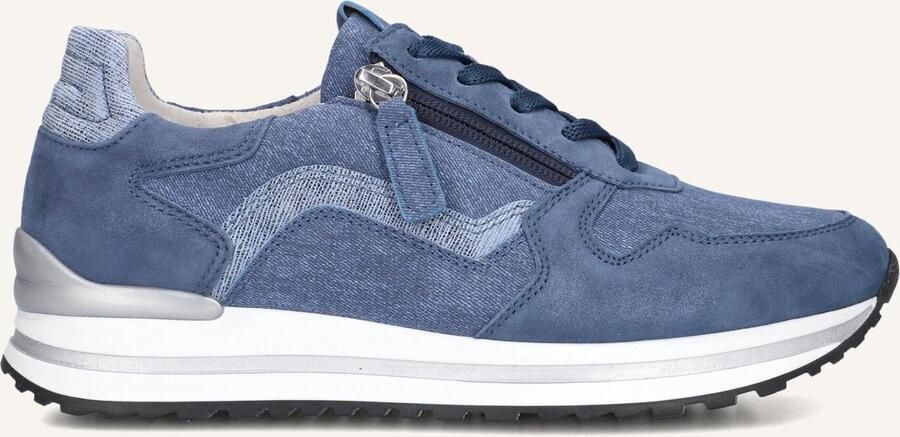 GABOR Lage Sneakers Dames 529 Maat: 37 Materiaal: Textiel Kleur: Blauw