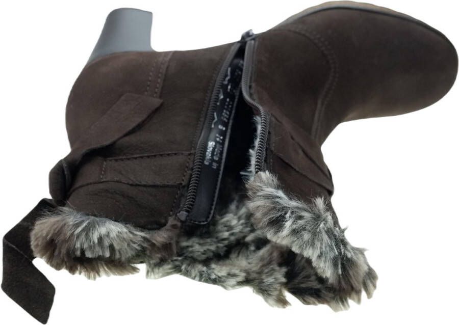 Gabor 53.690.18 dames enkellaars WARM GEVOERD bruin - Foto 4