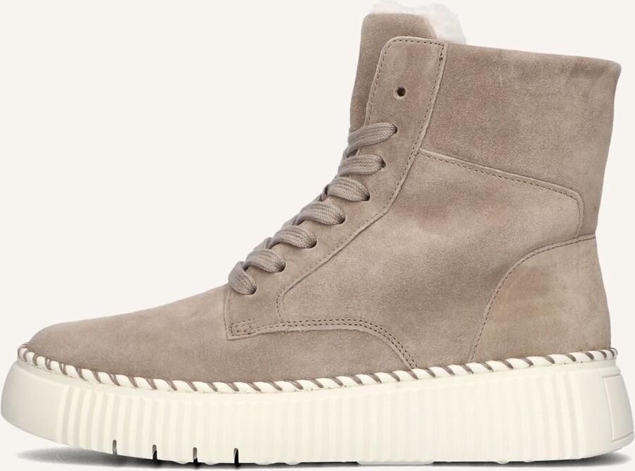 GABOR Veterboots Dames 541 Maat: 38 Materiaal: Suède Kleur: Taupe - Foto 2