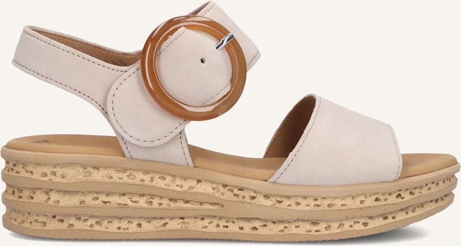 GABOR Dames 550.2 Maat: 40 5 Materiaal: Suède Kleur: Beige - Foto 2