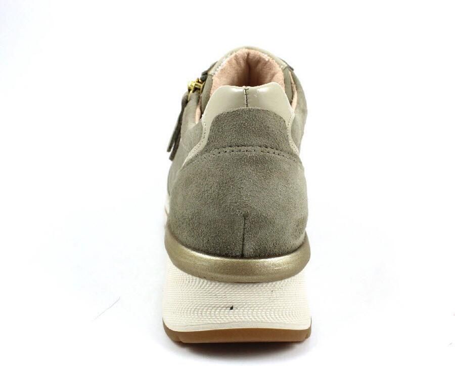 Gabor Groene Suède Casual Sports Sneakers Green Dames - Foto 2