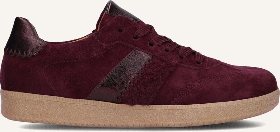 Gabor suède bordeaux dames sneakers - Foto 2