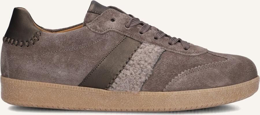 Gabor Dames Lage sneakers 6011 Taupe Suède