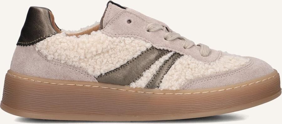 Gabor 6018.01.004 Sneakers Beige Suede en Textiel Dames Beige