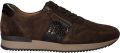 Gabor Dames Lage sneakers Chunky zool 6019 Bruin Suède - Donkerbruin
