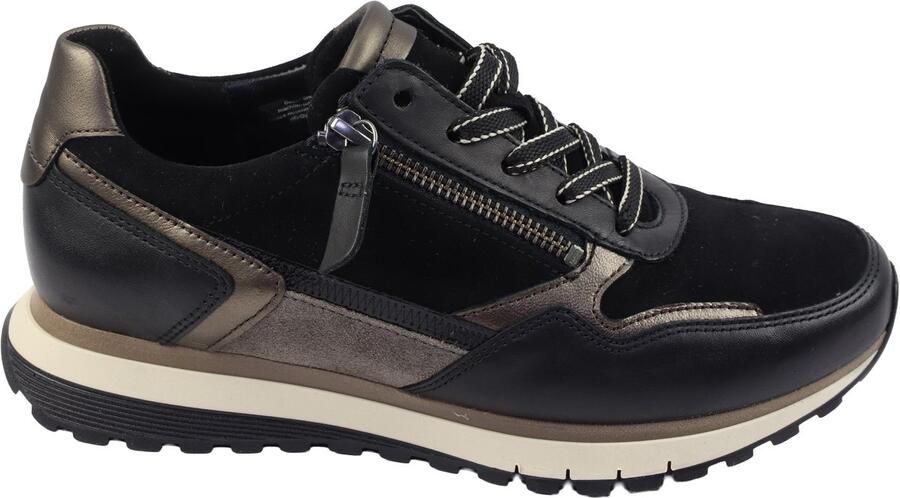 Gabor 6029 Sneakers zwart kombinatie