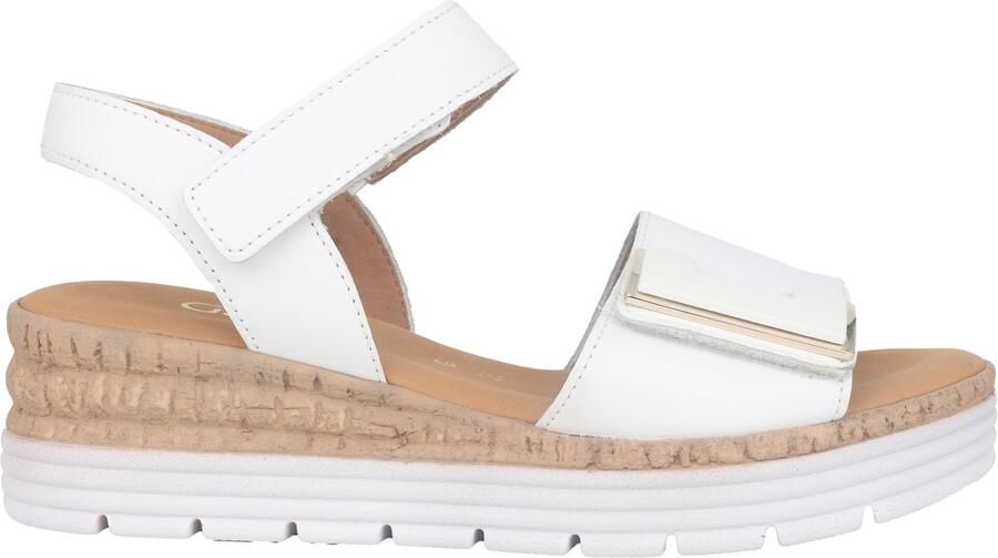 Gabor Witte Leren Dames Sandalen Collectie