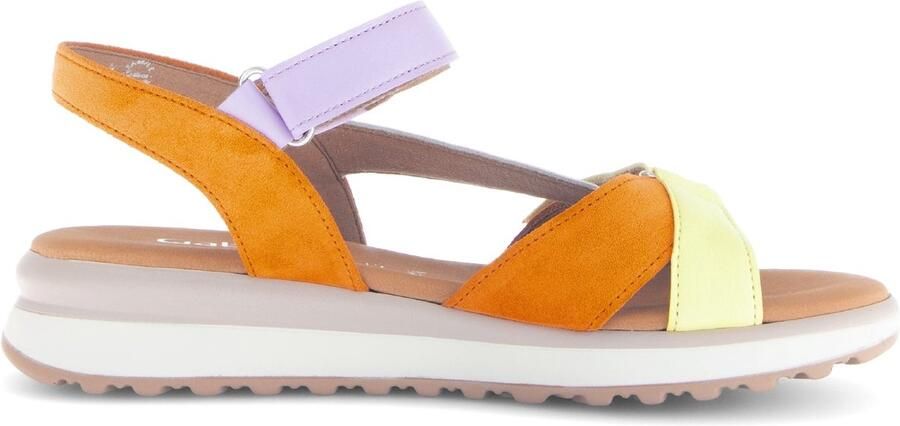 Gabor Multicolour Leren Suède Mix Sandalen