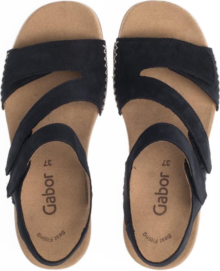 Gabor 63.734.16 Dames Sandalen Donkerblauw - Foto 2
