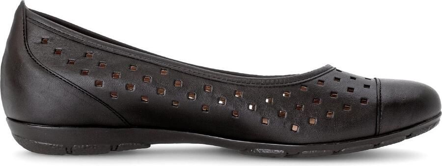 Gabor Klassieke ballerina's voor dames Zwart Black