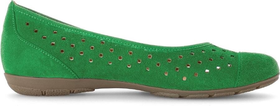 Gabor Groene ballerina's voor dames Green