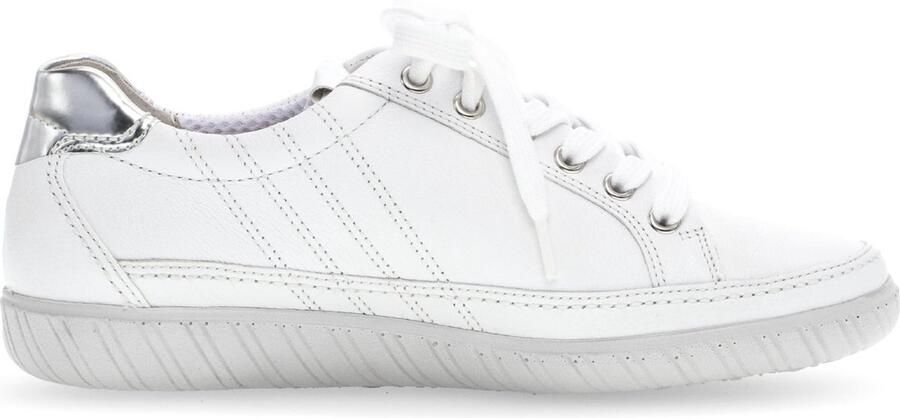 Gabor Sneakers York met modieuze sierstiksels vrijetijdsschoen lage schoen veterschoen - Foto 2