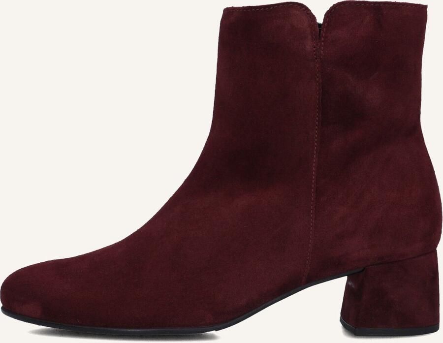 GABOR Enkellaarsjes Dames 680 Maat: 38 Materiaal: Suède Kleur: Rood - Foto 2