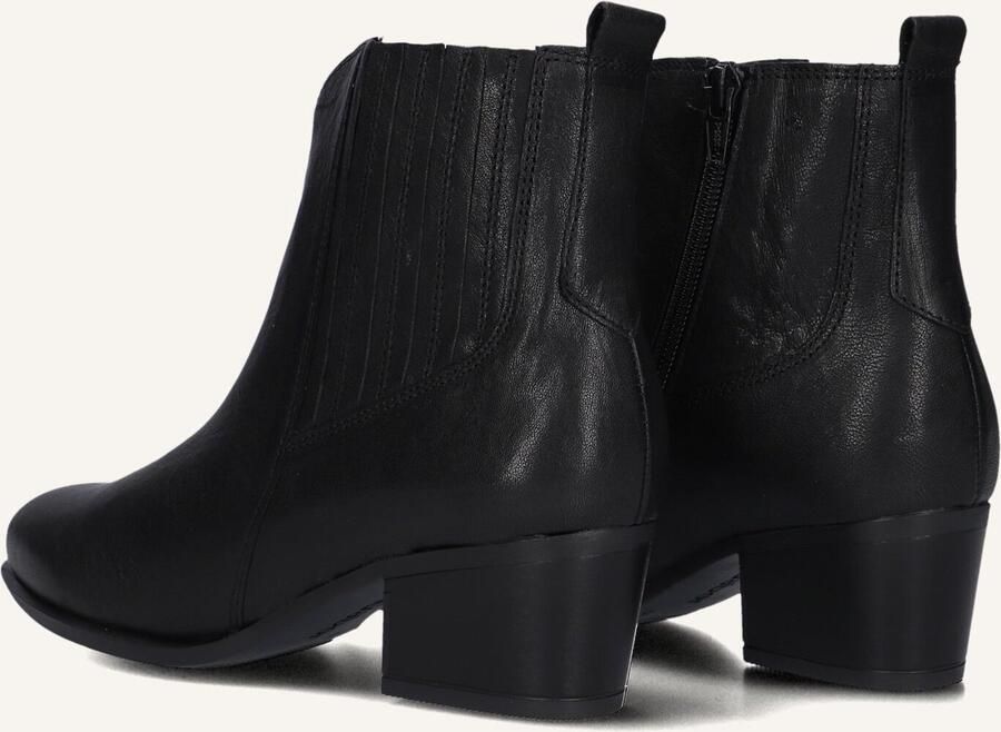 GABOR Enkellaarsjes Dames 682 Maat: 36 Materiaal: Leer Kleur: Zwart - Foto 3