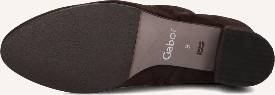 GABOR Hoge Laarzen Dames 689 Maat: 41 Materiaal: Leer Kleur: Bruin - Foto 2