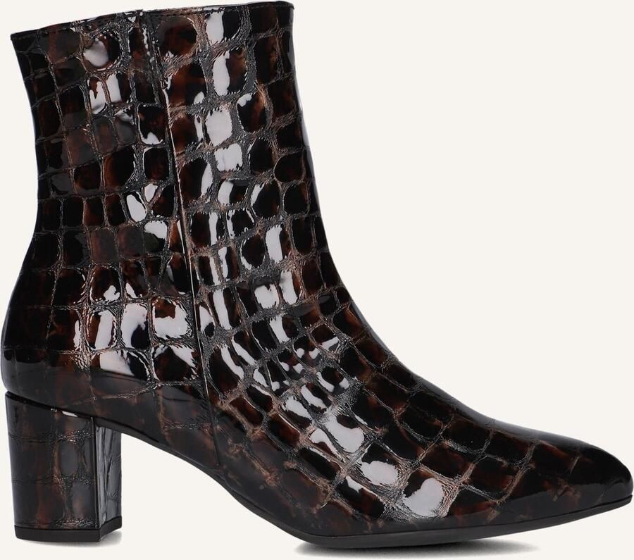 GABOR Enkellaarsjes Dames 701 Maat: 39 Materiaal: Lakleer Kleur: Bruin - Foto 2