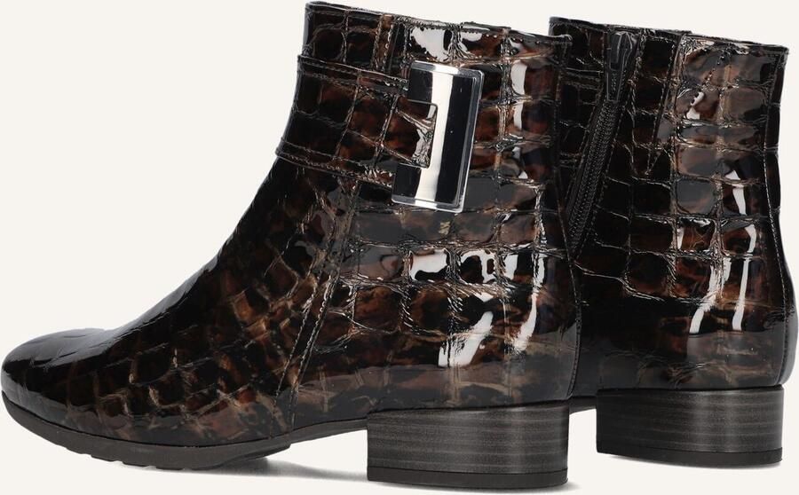 GABOR Enkellaarsjes Dames 712 Maat: 40 Materiaal: Lakleer Kleur: Taupe - Foto 2