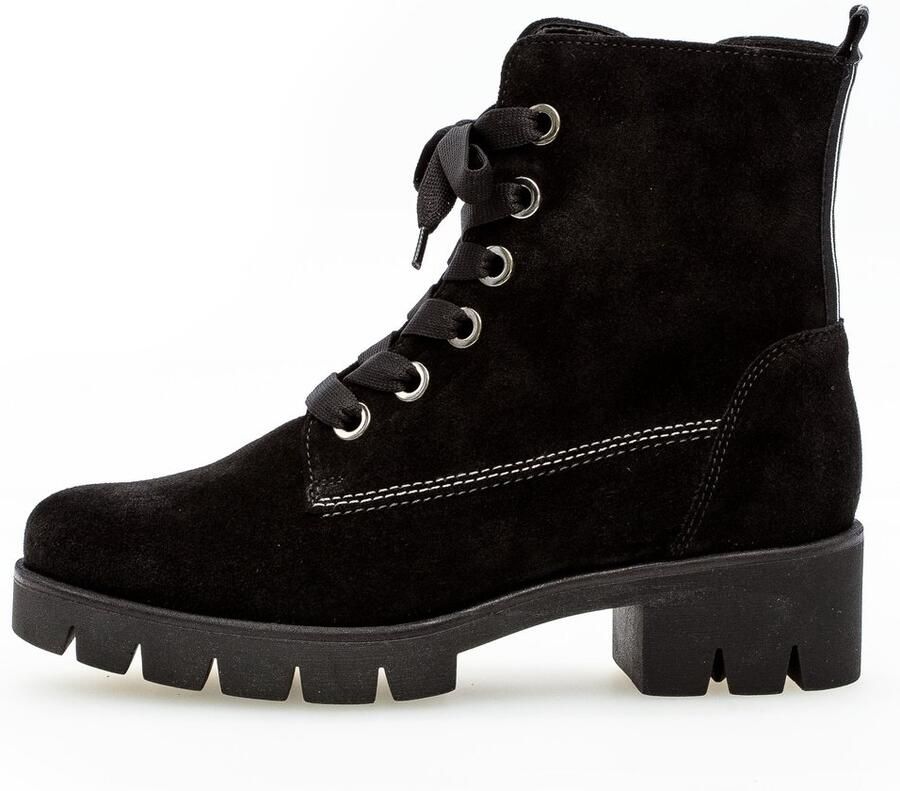 Gabor Veterboot 71.711.17 Zwart Suède 4½ 37½
