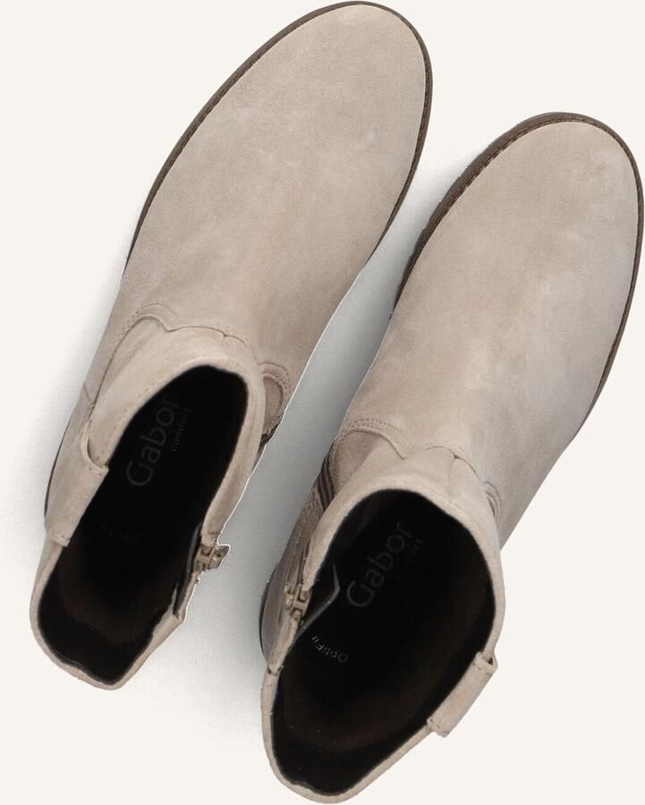 GABOR Enkelboots Dames 723.2 Maat: 35 5 Materiaal: Suède Kleur: Beige - Foto 2