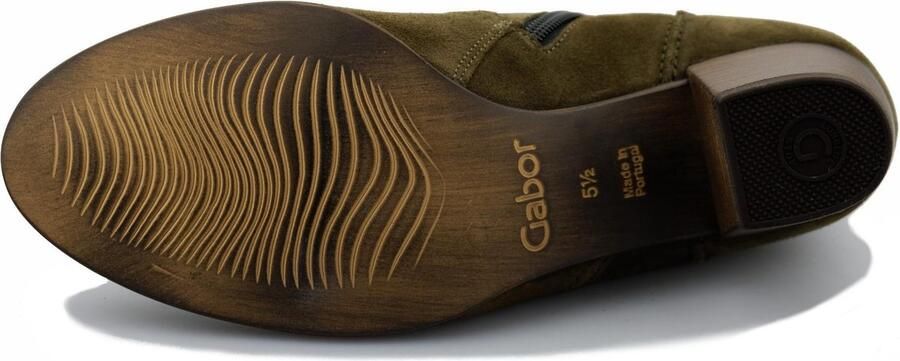 Gabor Olijfgroene Suède Schoenen Green Dames - Foto 4
