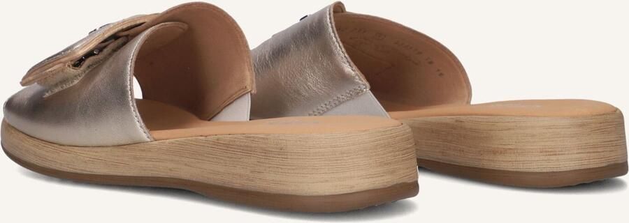 GABOR Slippers Dames 731.3 Maat: 37 Materiaal: Leer Kleur: Goudkleurig - Foto 2