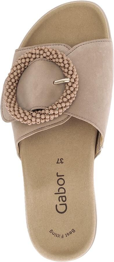 Gabor 83.745.14 Slippers Beige Suede Dames Beige - Foto 6