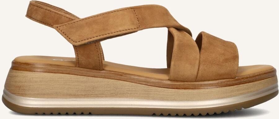 GABOR Dames 746 Maat: 38 5 Materiaal: Suède Kleur: Camel - Foto 2
