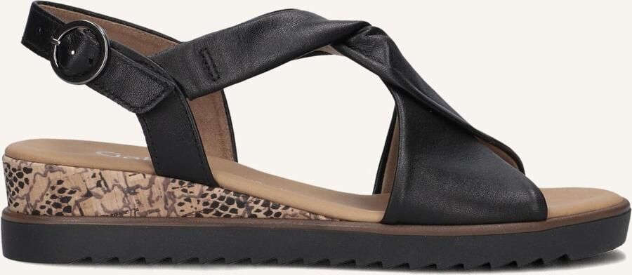 GABOR Sandalen Dames 751 Maat: 38 Materiaal: Leer Kleur: Zwart - Foto 4