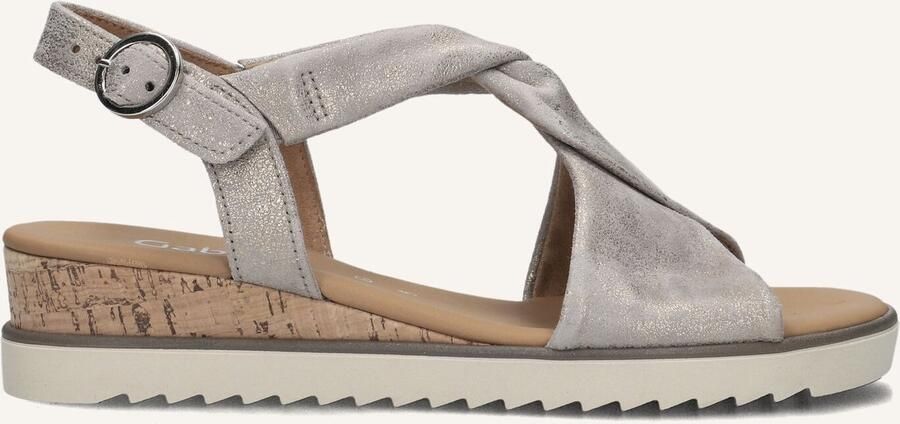 GABOR Sandalen met Hak Dames 751.1 Maat: 38 Materiaal: Leer Kleur: Taupe - Foto 5