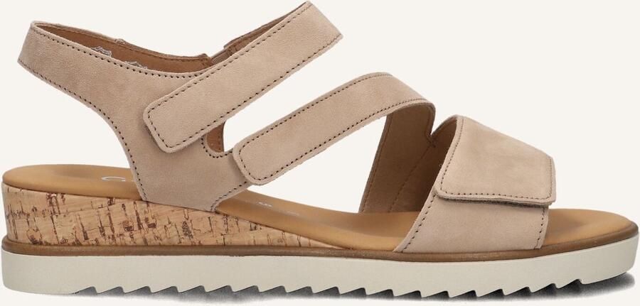 GABOR Dames 754.1 Maat: 42 5 Materiaal: Suède Kleur: Beige - Foto 2