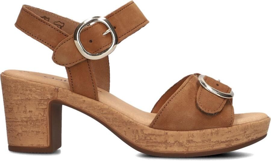 GABOR Sandalen Dames 764.1 Suède Cognac - Foto 5