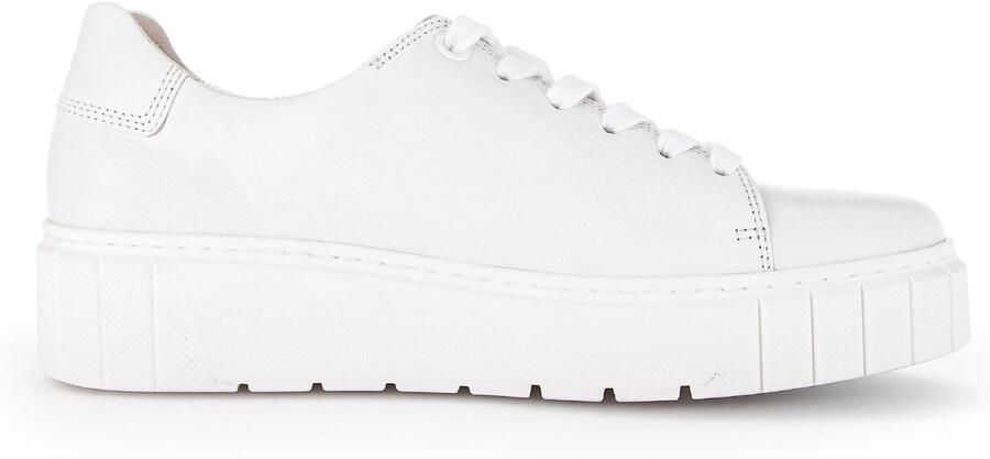 Gabor Witte vetersneaker voor vrouwen