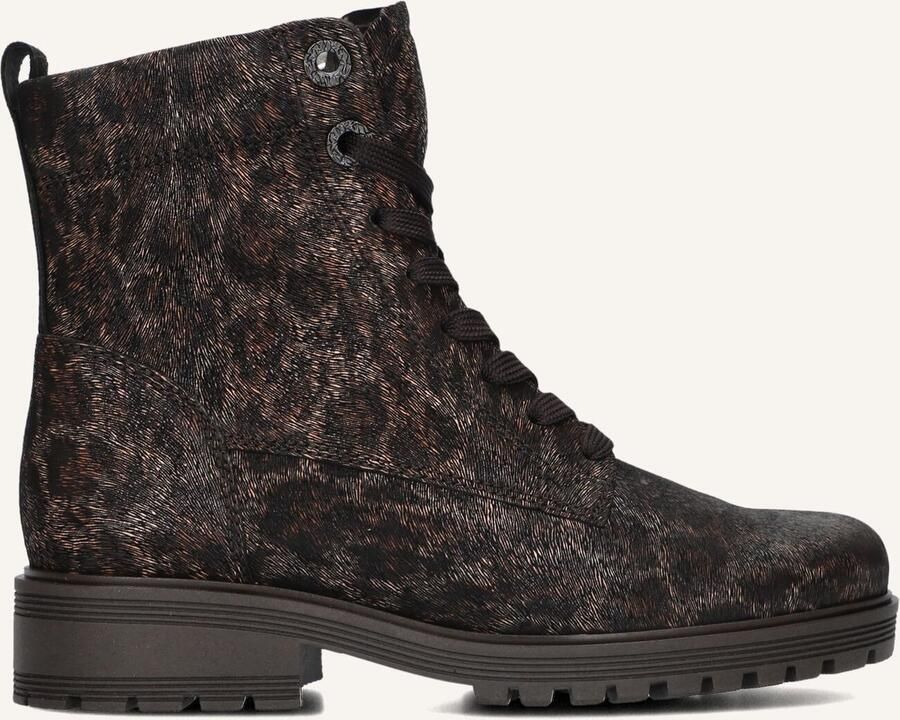 GABOR Veterboots Dames 765.1 Maat: 37 Materiaal: Leer Kleur: Bruin - Foto 4