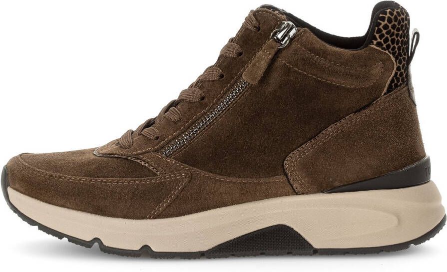 Gabor Rollingsoft Sneakers met sleehak vrijetijdsschoen veterschoen veterschoenen met uitneembare binnenzool - Foto 2