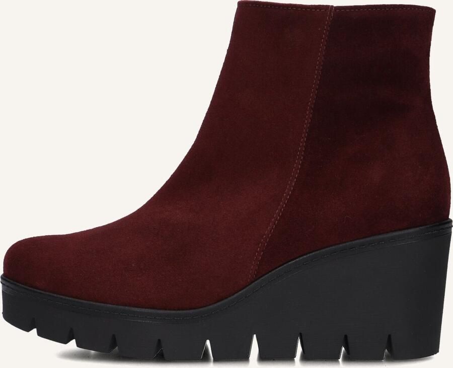 GABOR Enkellaarsjes Dames 780 Maat: 40 Materiaal: Suède Kleur: Rood - Foto 2