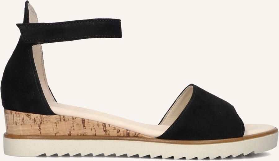GABOR Sandalen met Hak Dames 780 Maat: 42 Materiaal: Suède Kleur: Zwart - Foto 2