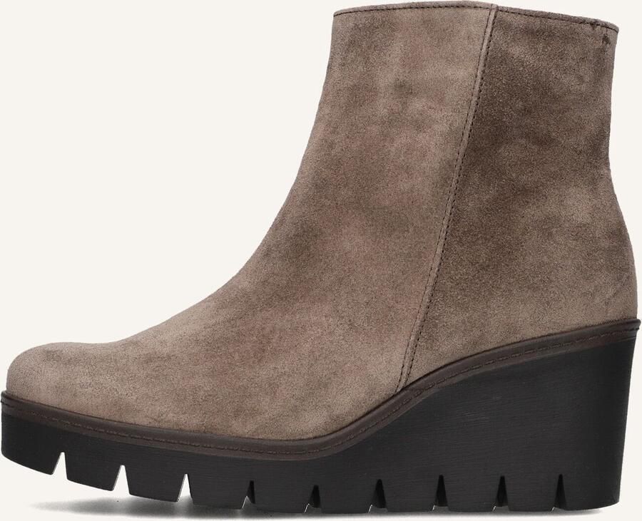 GABOR Enkellaarsjes Dames 780.1 Maat: 42 5 Materiaal: Suède Kleur: Taupe - Foto 2