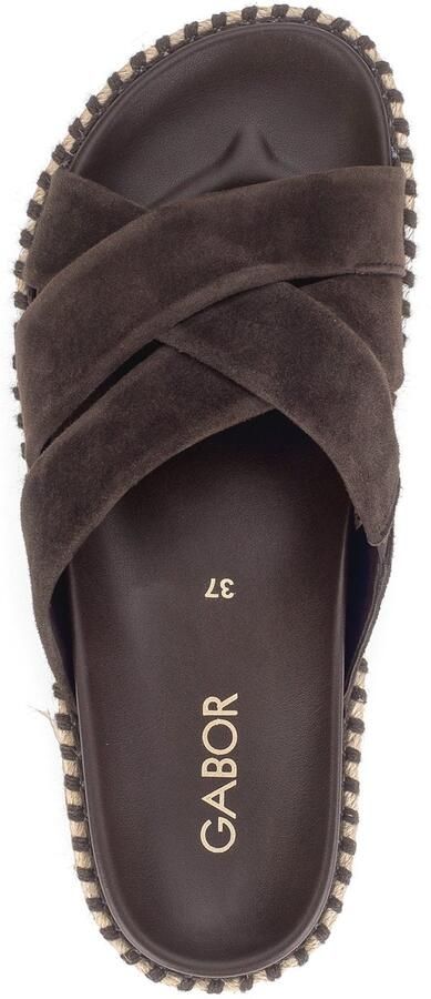 Gabor 780.1 Slippers Dames Bruin - Foto 8