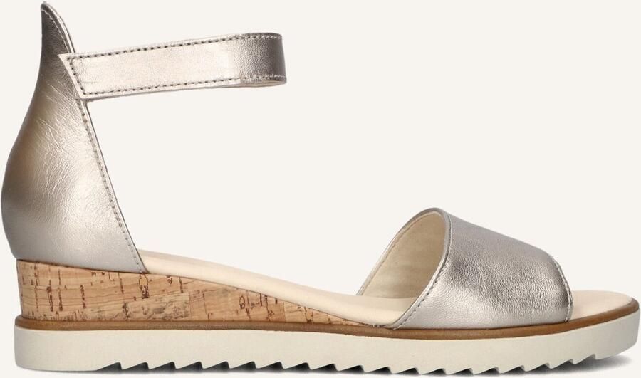 GABOR Sandalen met Hak Dames 780.2 Maat: 42 Materiaal: Leer Kleur: Goudkleurig - Foto 2