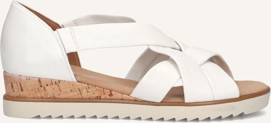 Gabor 782 Sandalen Met Sleehak Dames Wit - Foto 2