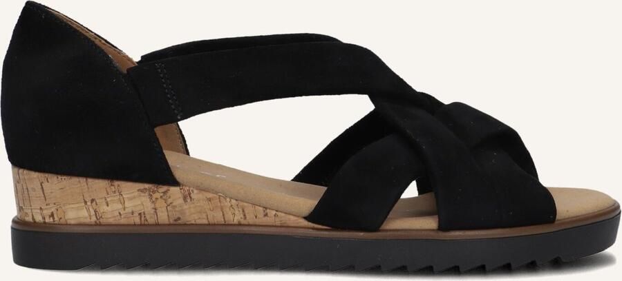 GABOR Dames 782 Maat: 42 Materiaal: Suède Kleur: Zwart - Foto 2